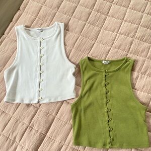 Garage Crop Top 💚🤍